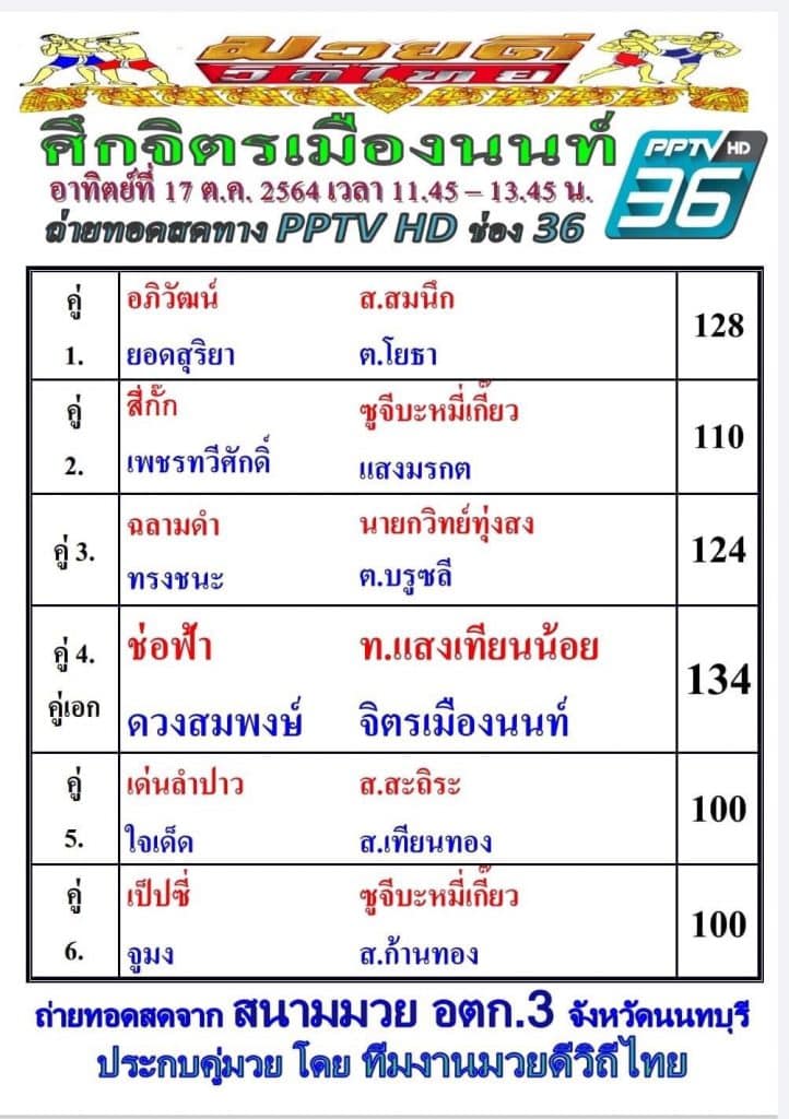 ข่าวมวย | ศึกมวยดีวิถีไทย