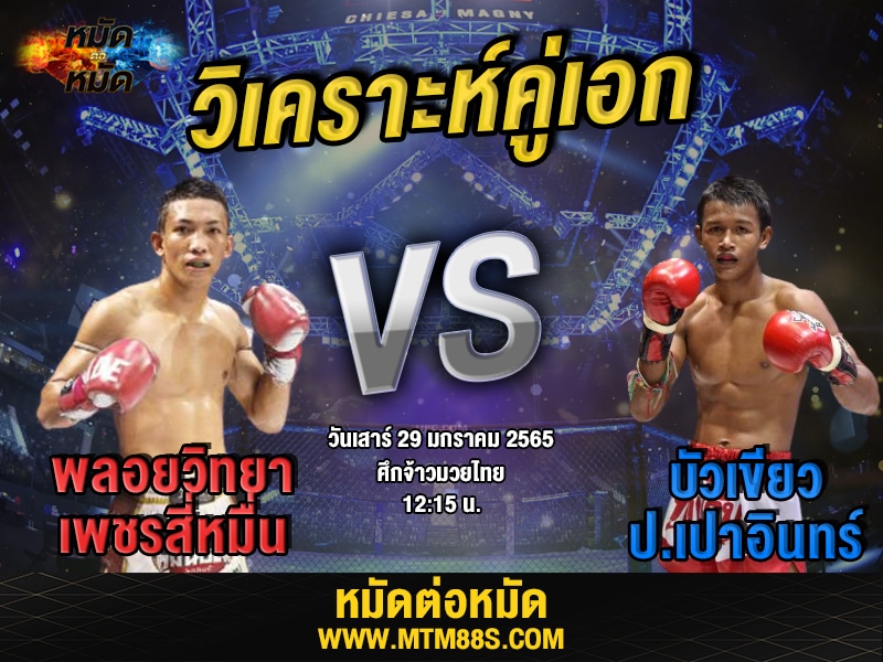 วิเคราะห์มวยคู่เอก ศึกจ้าวมวยไทย พลอยวิทยา