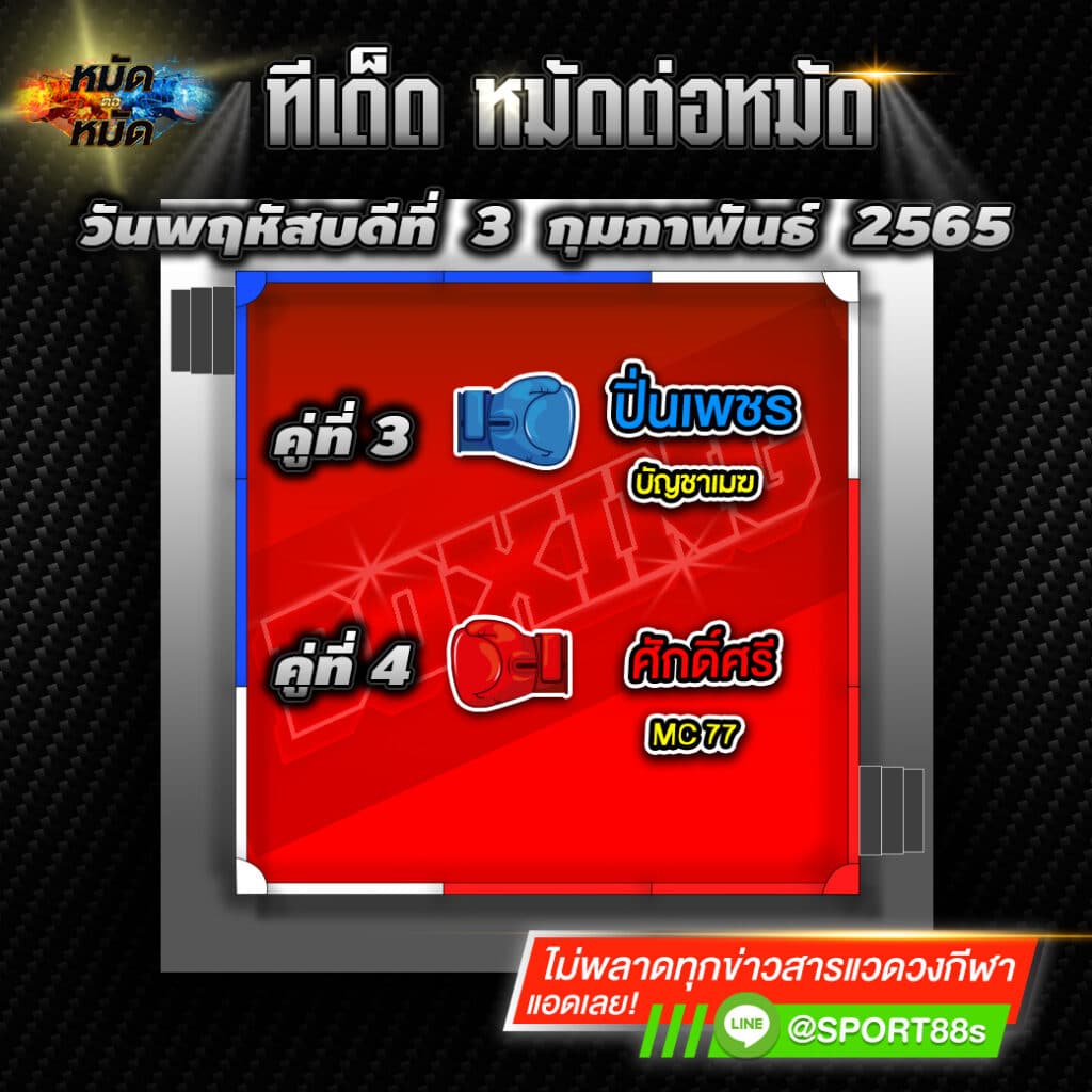 ทีเด็ดหมัดต่อหมัด ศึกเพชรยินดี 03