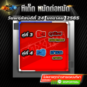 ทีเด็ดหมัดต่อหมัด ศึกเพชรยินดี 24