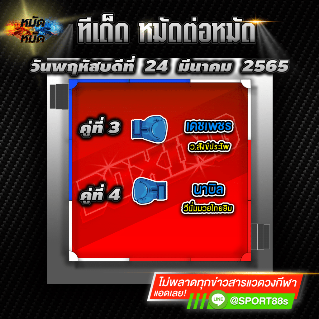 ทีเด็ดหมัดต่อหมัด ศึกเพชรยินดี 24