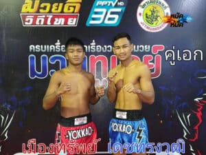 ไฮไลท์มวย ศึกมวยดีวิถีไทย เมืองทรัพย์