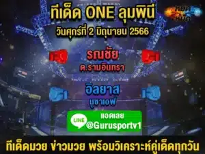 ทีเด็ดมวยวันนี้