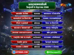 ผลมวย