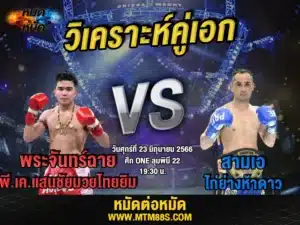 วิเคราะห์มวยวันนี้