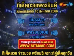 ทีเด็ดมวยวันนี้