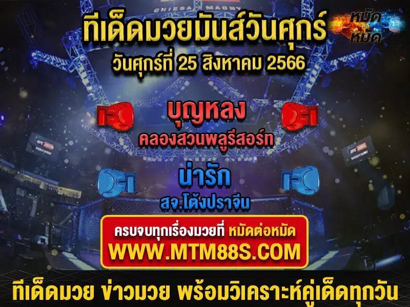 ทีเด็ดมวยวันนี้