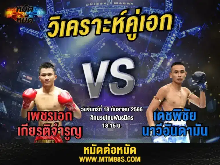 วิเคราะห์มวยวันนี้