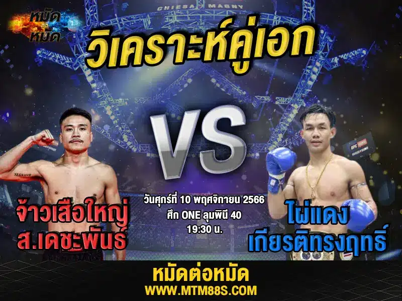 วิเคราะห์มวยวันนี้