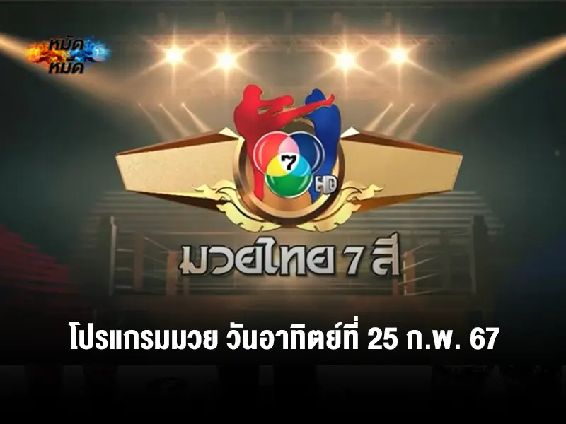 โปรแกรมมวย